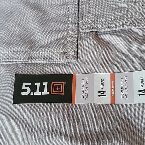 5.11 Tactical Series Relaxed Fit Khaki Cargo-Style Pants - Picture 5 of 10